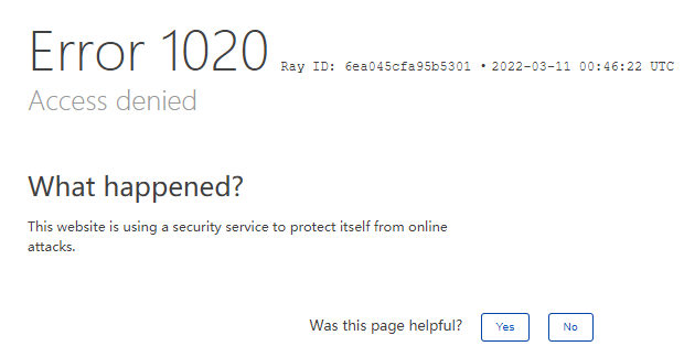 rutracker错误1020怎么办
