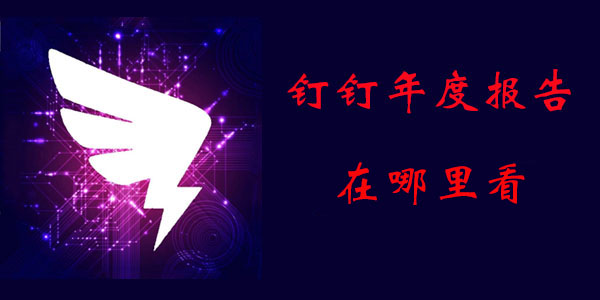 钉钉年度报告在哪里看