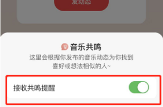 网易云音乐共鸣提醒怎么开启