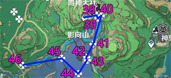 原神绯樱绣球最新采集路线2022