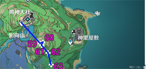 原神绯樱绣球最新采集路线2022