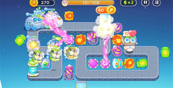 保卫萝卜4太空穿越第6关通关攻略