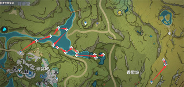 原神月莲最佳采集路线一览