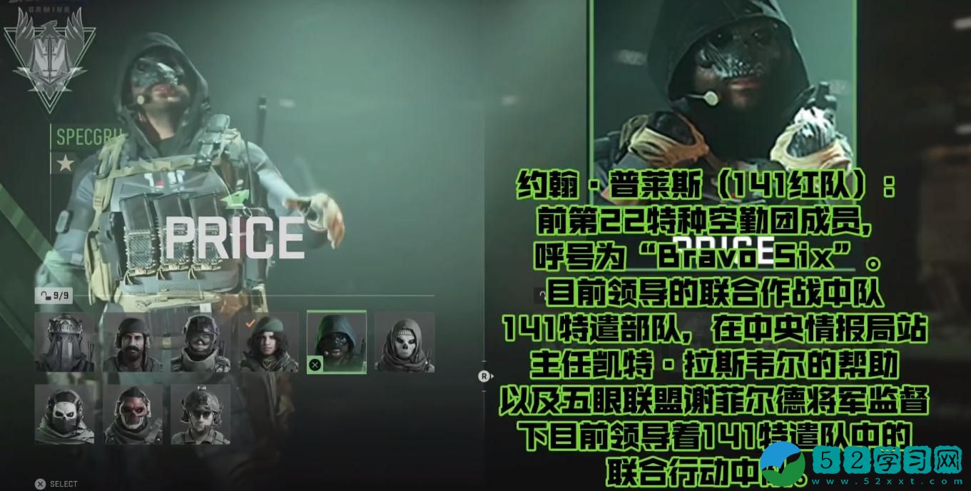 使命召唤19特战兵PRICE背景介绍 使命召唤19特战兵PRICE背景一览