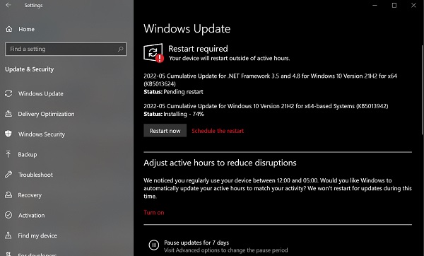 win10更新发布KB5013942正式版 修复IE崩溃问题